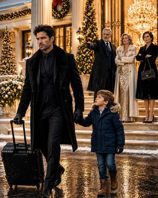 "For eight years, my wife’s family laughed at me for being a “broke handyman,” never realizing I owned the $16.9 million company paying their oversized salaries. They thought throwing my daughter into the snow on Christmas would be the final humiliation. They even handed me divorce papers while raising champagne glasses. What they didn’t know was that I had kept one secret for my wife’s sake—and before the week was over, every person who mocked us would discover exactly who had been signing their paychecks.
