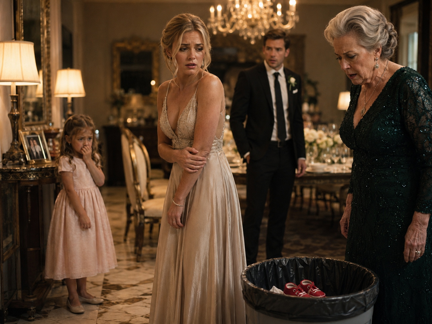 The Bride-to-Be Threw a Little Girl’s Baby Shoes in the Trash—Then the Matriarch Recognized Them