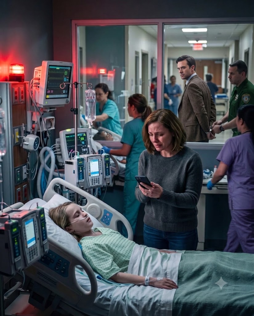 I was holding my daughter’s tiny hand in the ICU when my phone rang. My husband laughed coldly. “I stopped her medication. My mistress needed it more. She’s worth more to me than that little girl.”