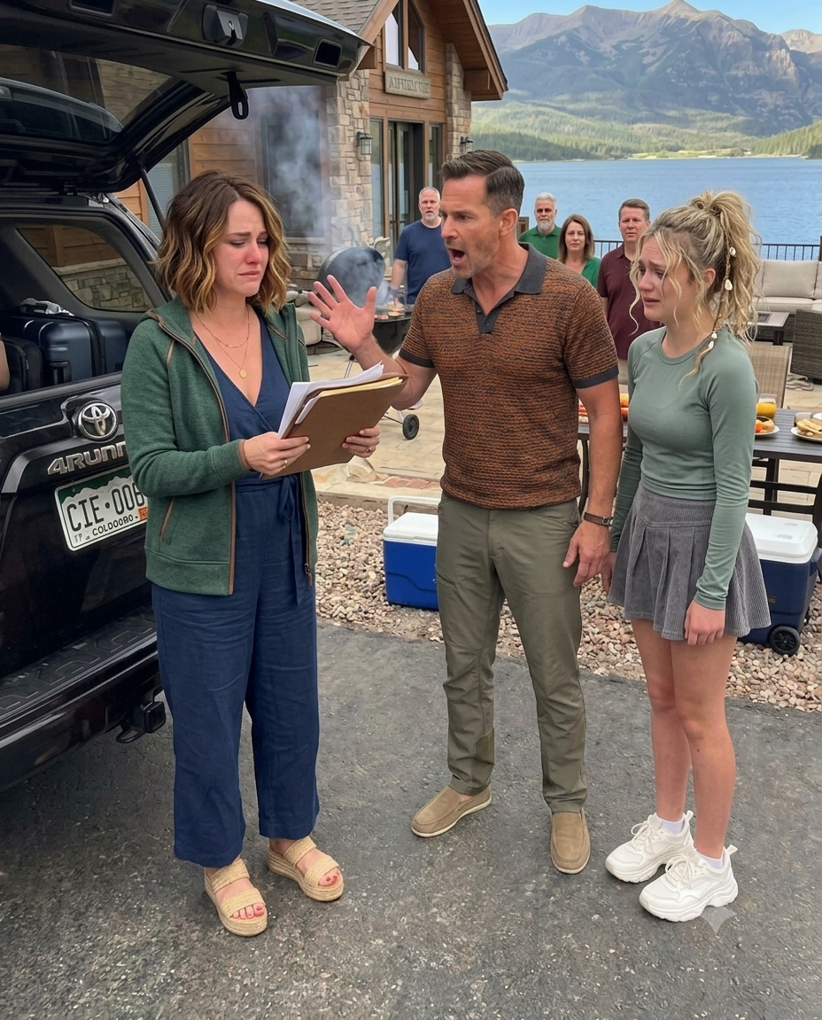 At a family barbecue, one accidental bump made my husband’s daughter scream at me like I was a stranger. When my husband chose her anger over my truth and told me to apologize or leave, I walked away heartbroken.