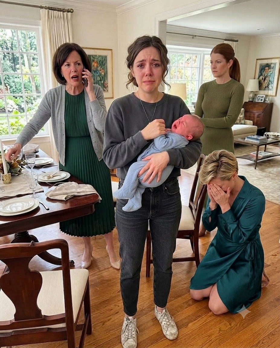 I was standing there in worn clothes with my baby in my arms when Grandma stared at us in disbelief and asked, “Wasn’t the $180,000 I sent to help you enough?” My stomach tightened as I quietly replied, “I never received any of it.” In that instant, the truth came to light, and she immediately contacted her attorneys.
