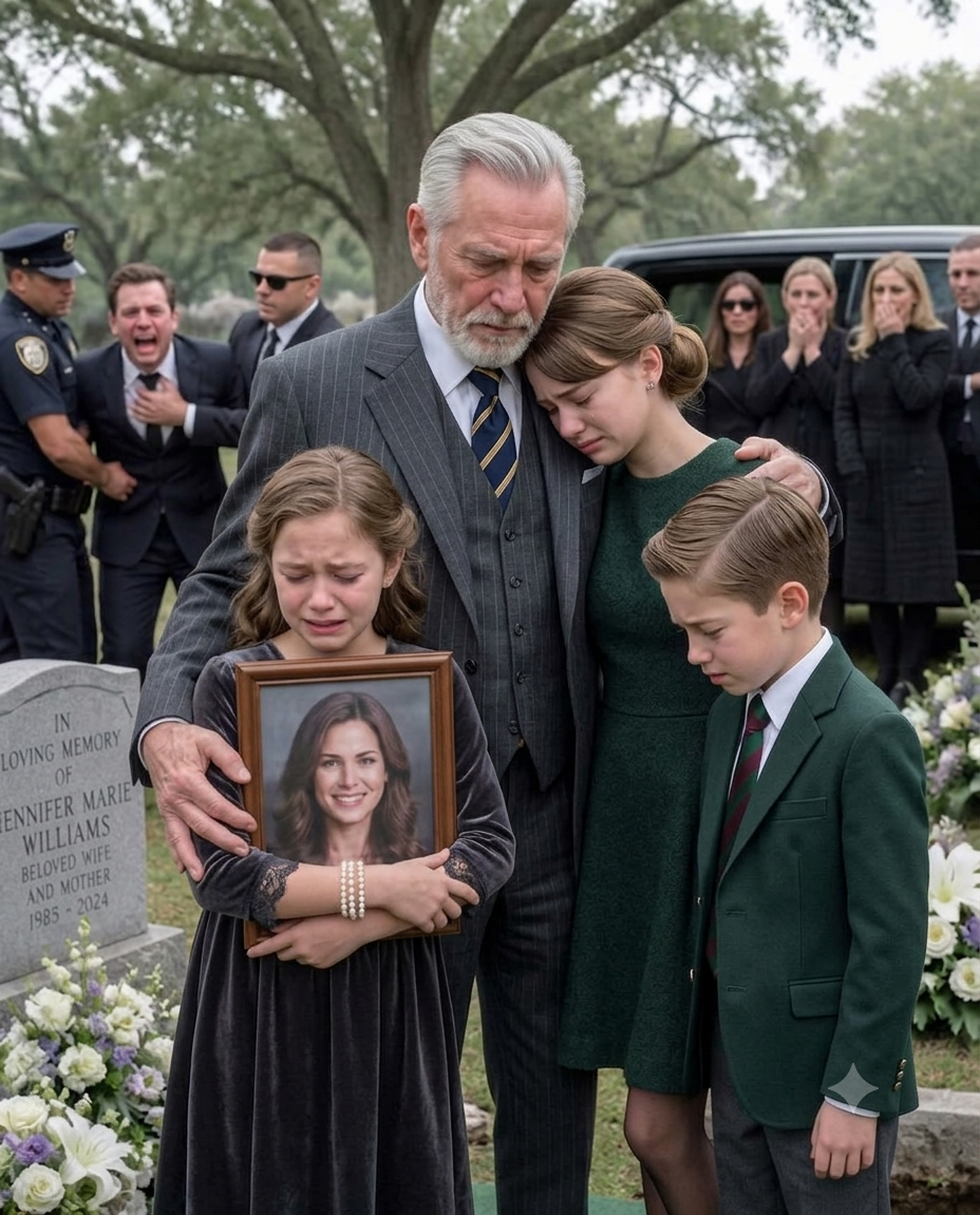 At my daughter’s funeral, my son-in-law pointed at his daughters and announced, “They’re going into foster care. I deserve a fresh start with my new fiancée.”