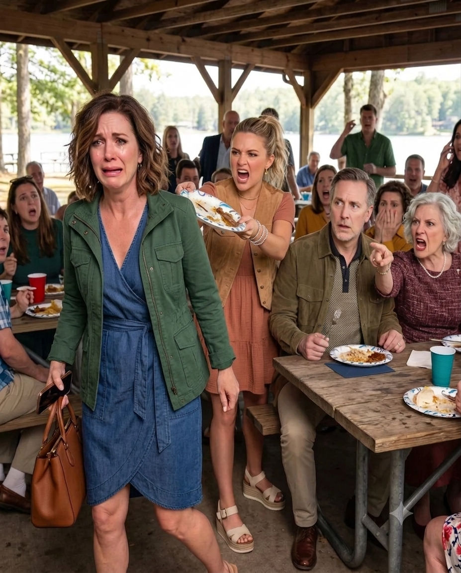 At my husband’s family reunion, my stepdaughter called me “the help” while everyone laughed. My husband stayed silent, so when his mother ordered me to apologize or leave, I walked out—leaving behind something that changed everything.