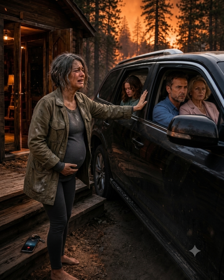 My Husband Took The Only Car Out Of A Wildfire Evacuation Zone With His Mother And His Mistress Inside. I Was Six Months Pregnant, Standing In The Smoke, Begging Him Not To Leave Me.
