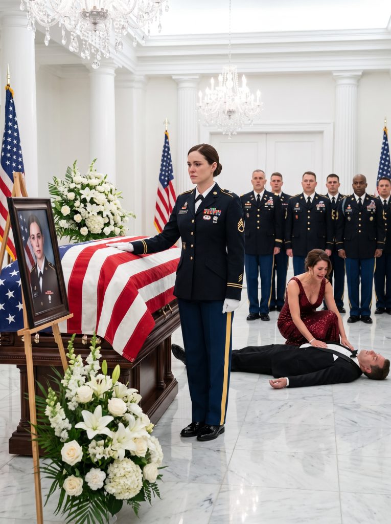 My family gathered around a $100,000 coffin, fully convinced it contained my body, while my husband comforted his mistress and quietly calculated how to spend my military insurance payout. They were certain that leaving me trapped in a snowbound cabin had sealed my fate. What they completely overlooked was one crucial detail—I had spent years training Special Forces soldiers to survive the exact conditions that break everyone else.