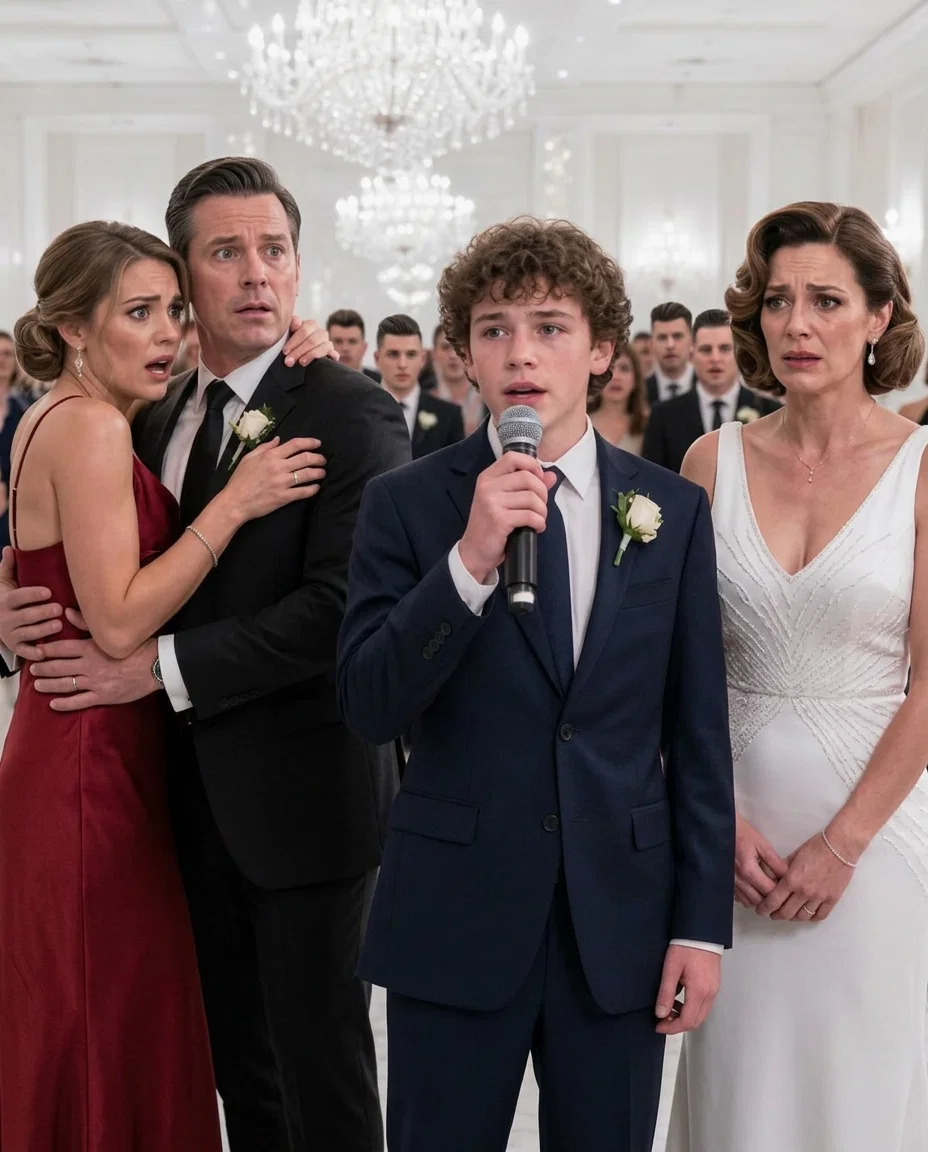 My husband brought his mistress to the gala wearing my dress and wedding ring. When she was introduced as his wife, he stayed silent. I put on a black suit, called my lawyer, and waited for our son to say, “Dad, today you pay for everything.”