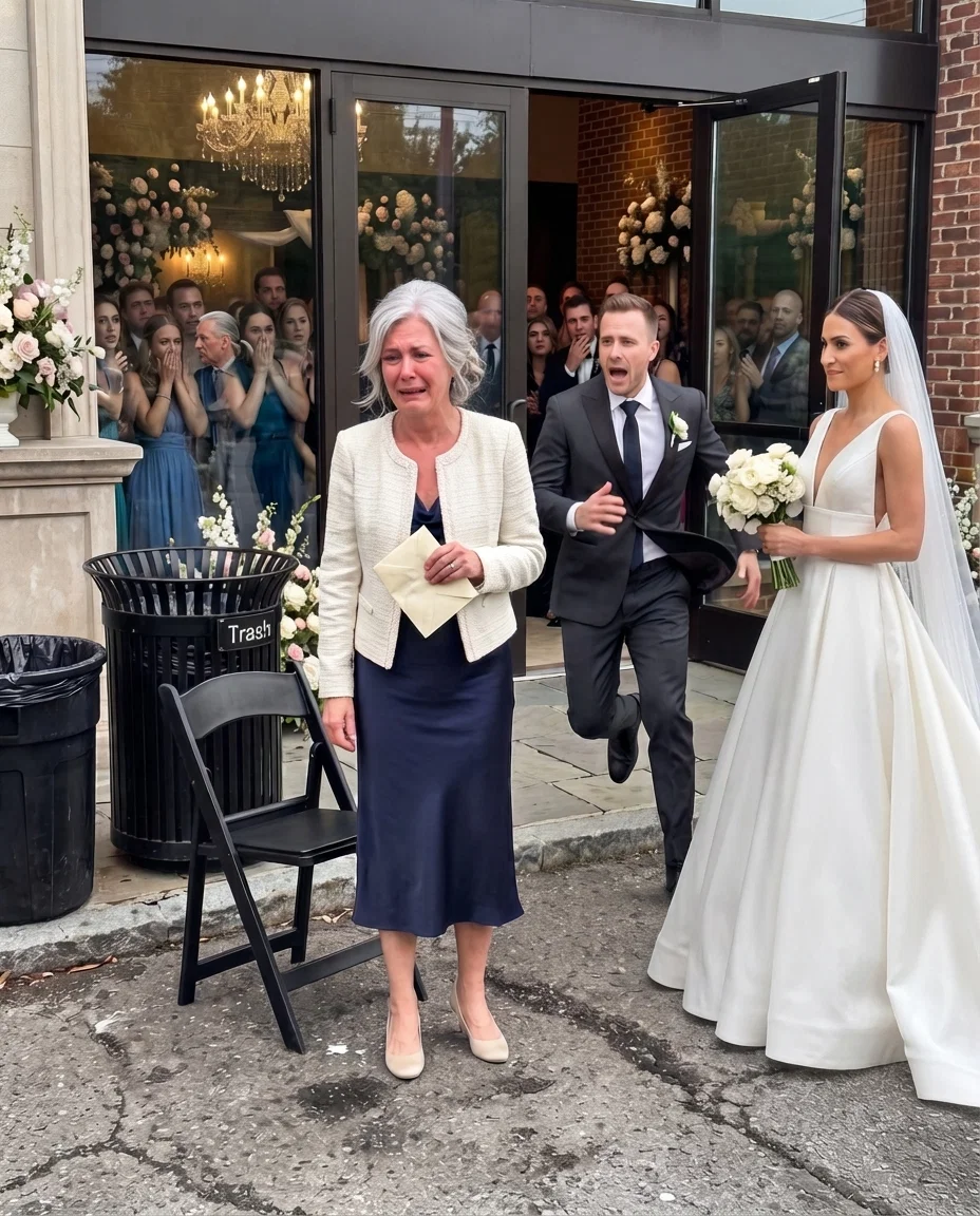 At my son’s wedding, I found my seat outside beside the trash cans. The bride smirked and said, “Guess you don’t count.”