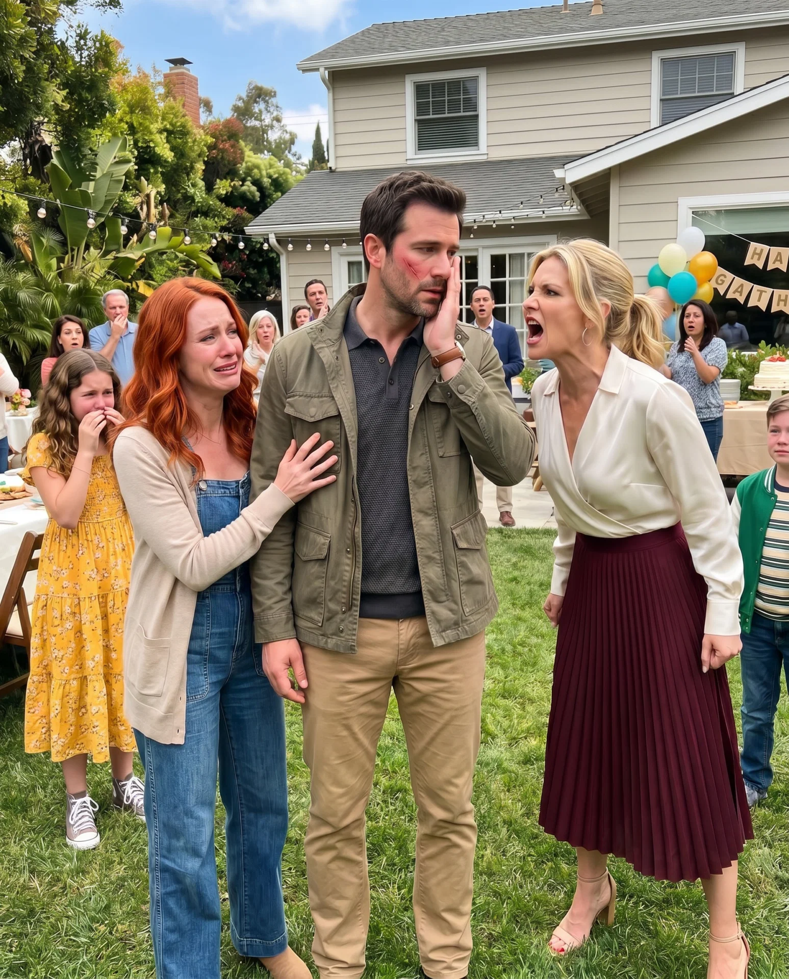At a family gathering, my wife’s sister sla:pped me in front of my children and screamed, “You’re not even a real father, you just adopted them.”