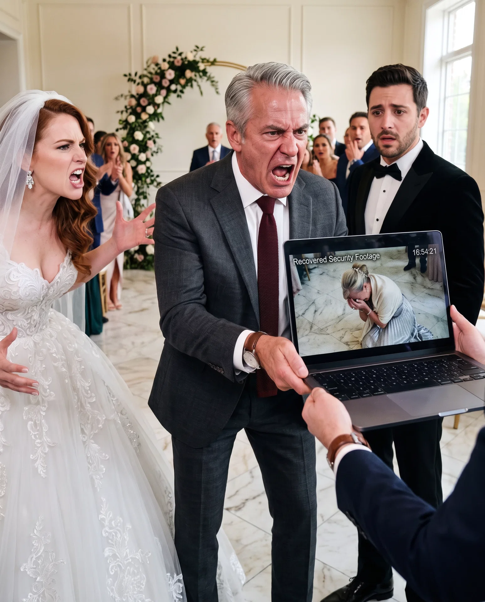 At my son’s wedding, my wife came home shaking and whispered that she had only fallen.