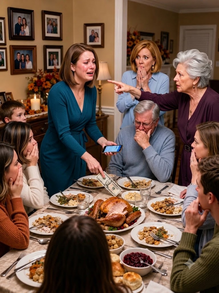 At Thanksgiving, Mom Hum!liated Me Before 17 Relatives: “Your Sister Married a Surgeon. You Clean Toilets.” Dad Even Offered Me $50 for a Mop—Until My 82-Year-Old Grandma Put Down Her Fork and Asked One Question That Left the Entire Table Speechless.