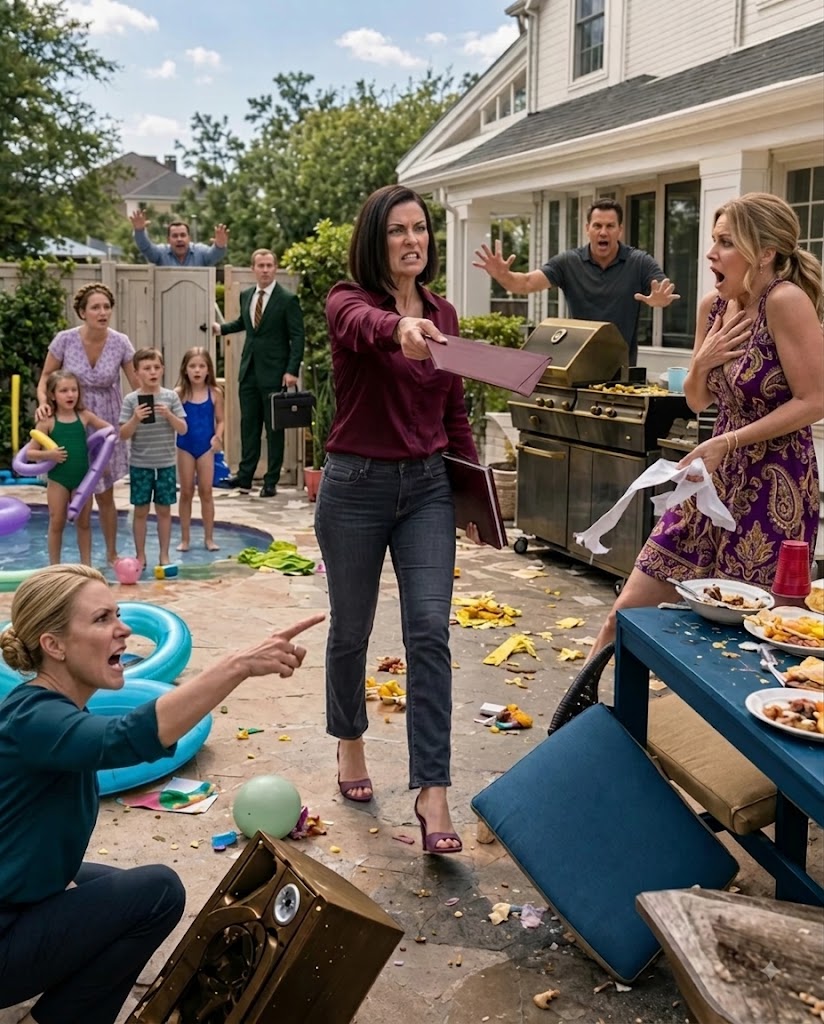 My sister secretly used my backyard for her kids’ party, leaving $8,700 in damage. When she laughed, tore up my invoice, and dismissed it, I sent the evidence to my lawyer. Then came certified mail.