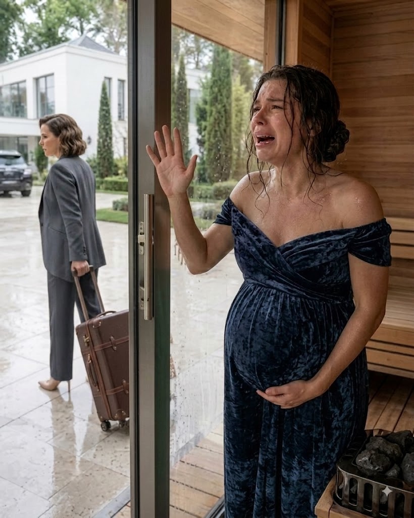1I was about to give birth when my mother-in-law locked me in a hot room with a note on the door: “Maybe now you’ll learn to respect this family.” My father-in-law saw the lock and walked away. When the contractions started, I stopped begging for help and protected one piece of evidence… never knowing that single page would eventually put the whole family in court. /
