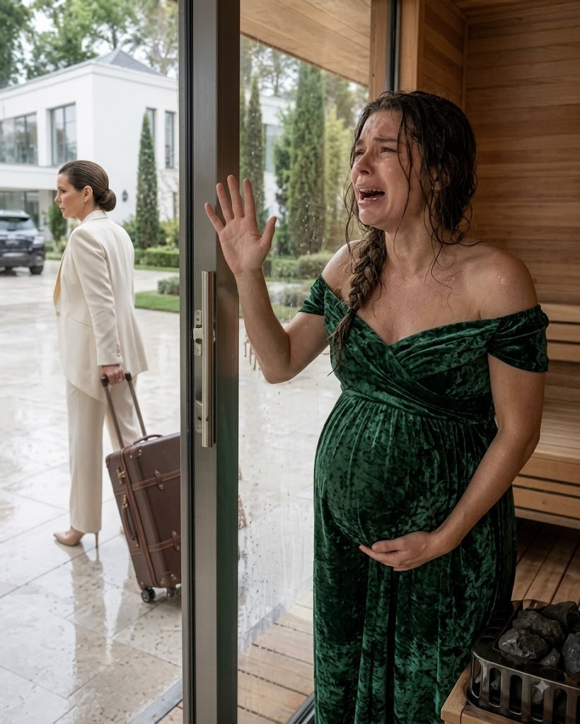 I was about to give birth when my mother-in-law locked me in a hot room with a note on the door: “Maybe now you’ll learn to respect this family.” My father-in-law saw the lock and walked away. When the contractions started, I stopped begging for help and protected one piece of evidence… never knowing that single page would eventually put the whole family in court.