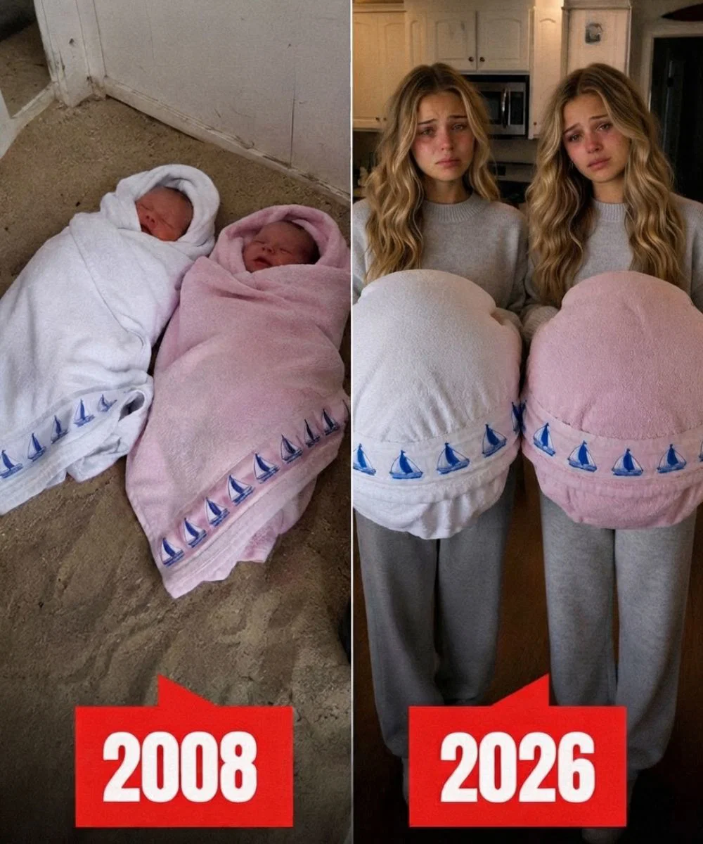 I Adopted Twin Baby Girls I Found Wrapped in Towels in a Beach Changing Cubicle – On Their 18th Birthday, They Handed Me the Same Towels and Whispered, ‘Dad… We Owe You the Truth’