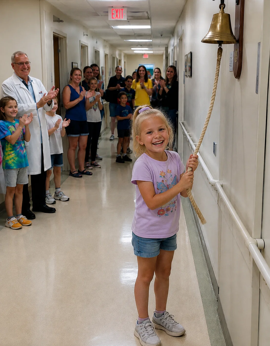 My daughter finally rang the hospital’s celebration bell after completing her chemotherapy journey — but just as we were about to leave the building, her doctor hurried after us and called out, “Please wait! There’s something you deserve to know. I can’t keep it to myself any longer.”
