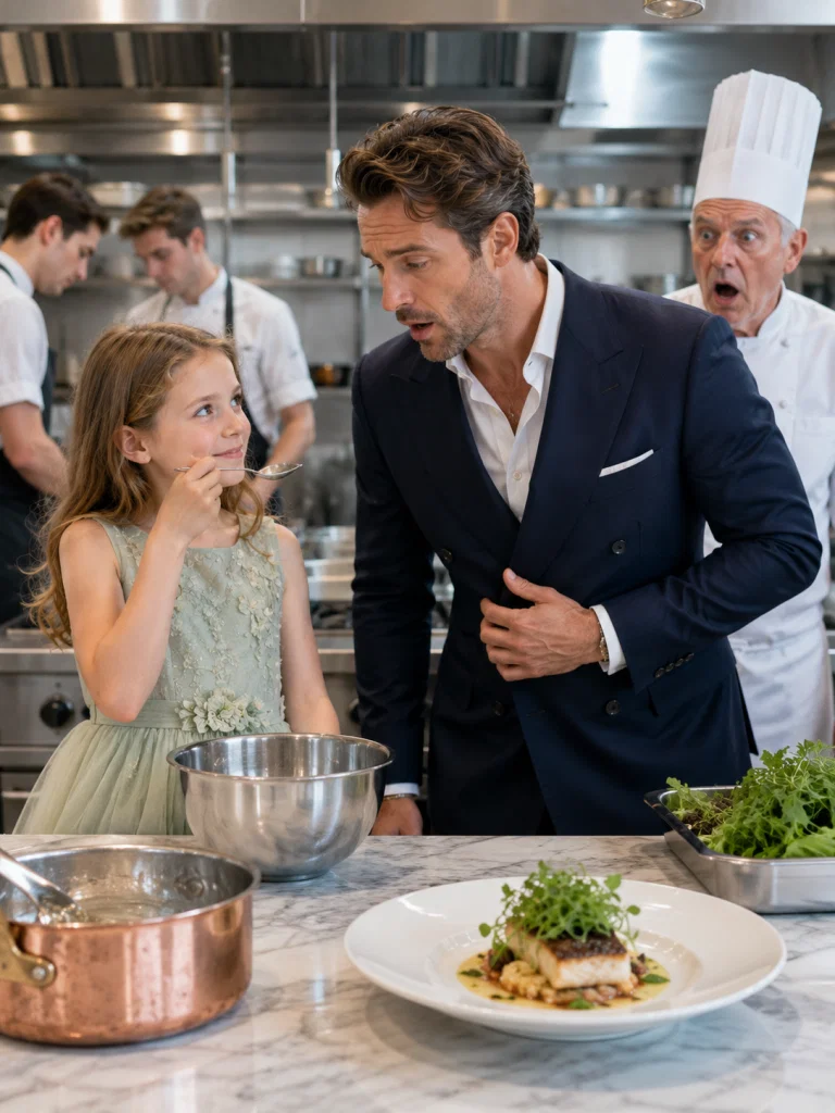 When a millionaire arrived unannounced to inspect his luxury hotel, he saw a hungry little girl asking for a piece of bread. “My mom used to work here, but they accused her of stealing,” she confessed. He didn’t argue. He pulled out his phone and ordered them to review four years of invoices… without imagining why her mother had ended up in the hospital.
