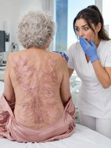 For three years, my mother screamed every time a caregiver tried to bathe her: “Don’t touch me there!” My brother insisted she was just seeking attention and rarely came to see her. But one young caregiver finally earned her trust. Then, while gently washing her back, she froze.