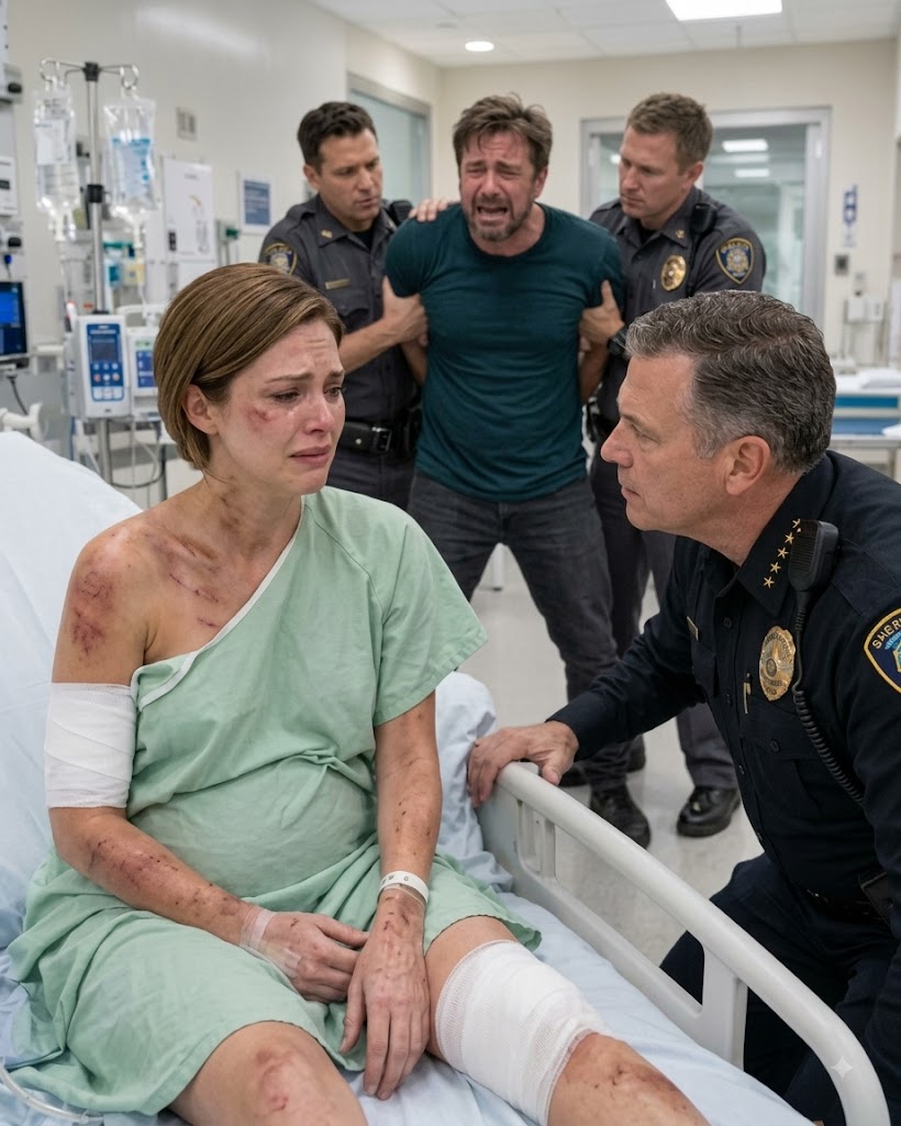 I woke up after the fire as my father wept at my bedside, whispering that I was the only one who made it out of the fire that killed my mother. He played the grieving hero flawlessly. But I noticed his cuffs were pristine—no soot, no burns. The second he left to “make arrangements,” a detective stepped from the shadows with footage of his car fleeing our street minutes before the first explosion