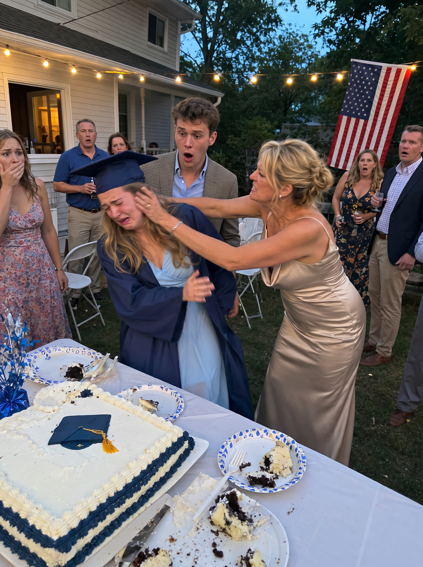 My stepmother lashed out and st:ru:ck me the moment I revealed my engagement at my college graduation celebration, screaming that I had no right to make such a decision without her approval. I c0:llapsed unconscious before the stunned guests. When I finally opened my eyes three days later, I learned that she and the rest of my family had crossed a line they could never repair…