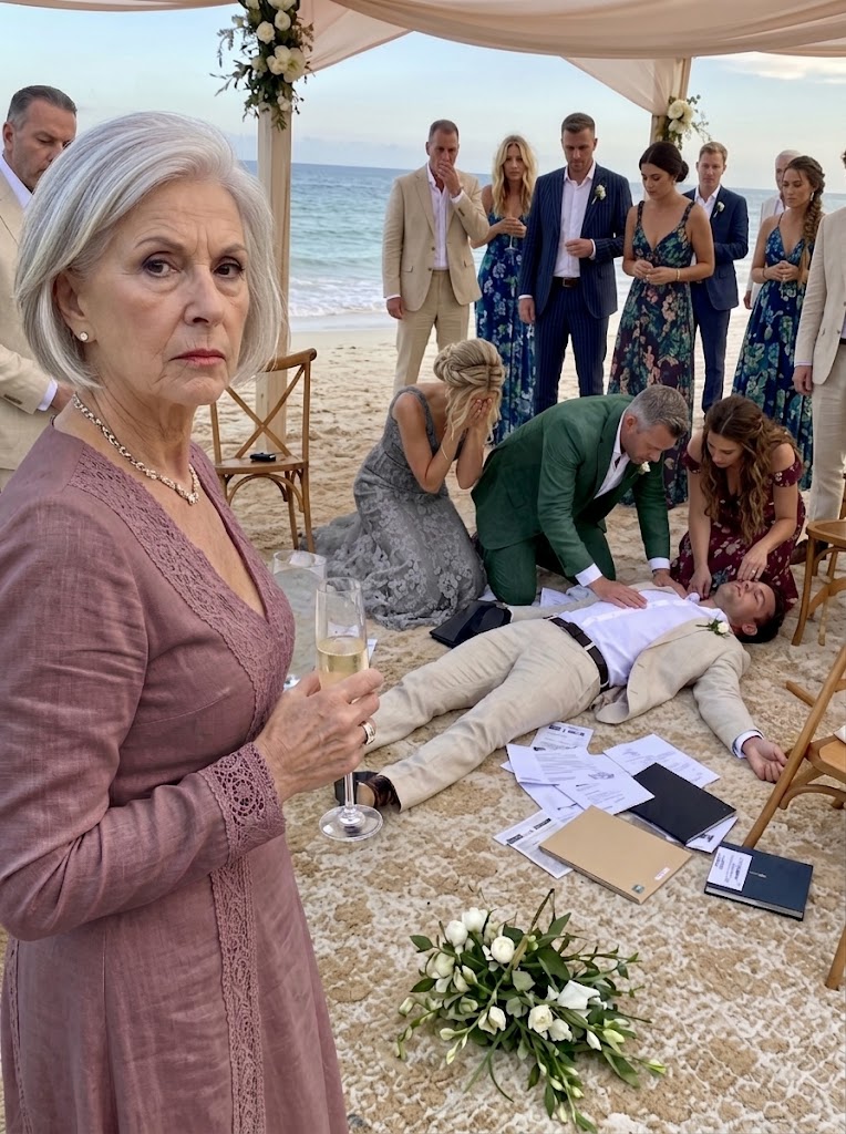 At my daughter’s wedding, her fiancé leaned toward me with a smug grin and said, “Give us $50,000 or stay out of our lives forever.” My daughter barely reacted before coldly suggesting I should start getting used to spending my final years alone in a retirement home. I was furious, but I simply took a sip of champagne and smiled. “You’re forgetting one thing.” Minutes later, the music stopped, nervous whispers filled the room, and their flawless wedding began falling apart.