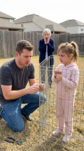 My ten-year-old daughter stopped answering my calls for three days, so I drove to her mother’s house and found her l0cked inside a metal ca:g:e in the backyard.