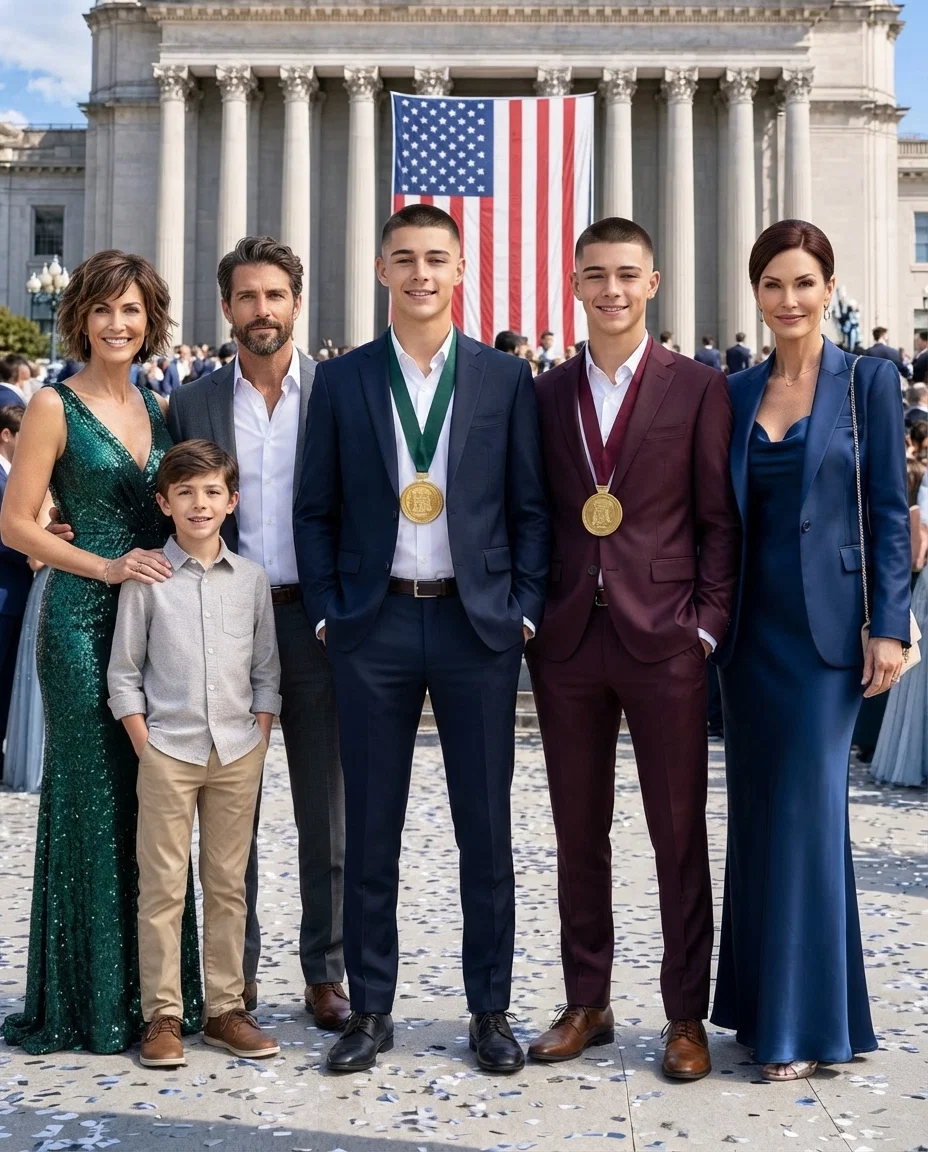 Thirteen years after our divorce, my ex-husband yelled, “How dare you come here?” at an intellectual contest. But when my twin sons stepped onto the stage to receive gold medals, his face turned purple instantly.