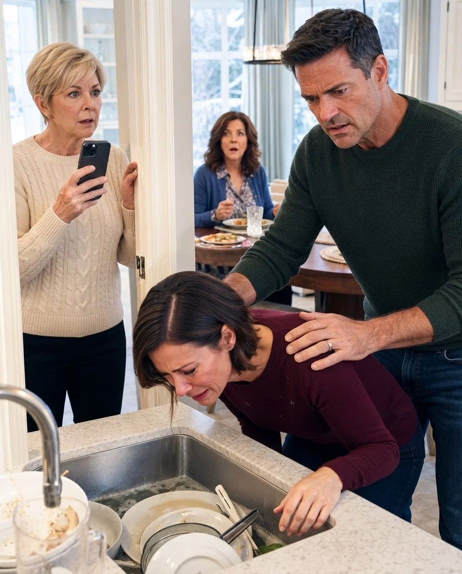 I went to my daughter’s house without wa:rning and was stunned by what I saw. Her husband and mother-in-law sat calmly at the table,