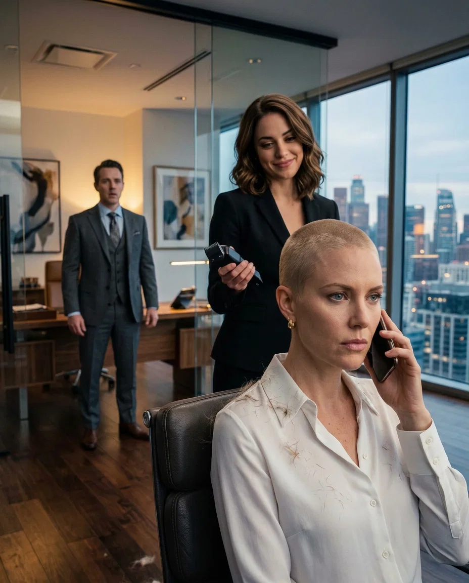 When I looked in the mirror and saw my head, I didn’t scream. I calmly picked up my phone and called my CEO husband. “You have five minutes,” I said. “Tell your mistress to come here, apologize for what she did, or your entire world ends today.”