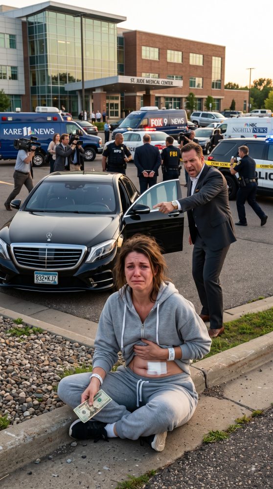 "‘Take your filthy twenty dollars and get out of my luxury car!’ he sneered, tossing the bill into my lap as I clutched my still-unhealed incision. Humiliated, I stepped onto the sidewalk, fighting back tears. But only hours later, breaking news flashed across every screen, and the same man who laughed at my pain turned deathly pale. That was the moment I realized karma sometimes arrives faster than anyone expects…"* - True Stories
