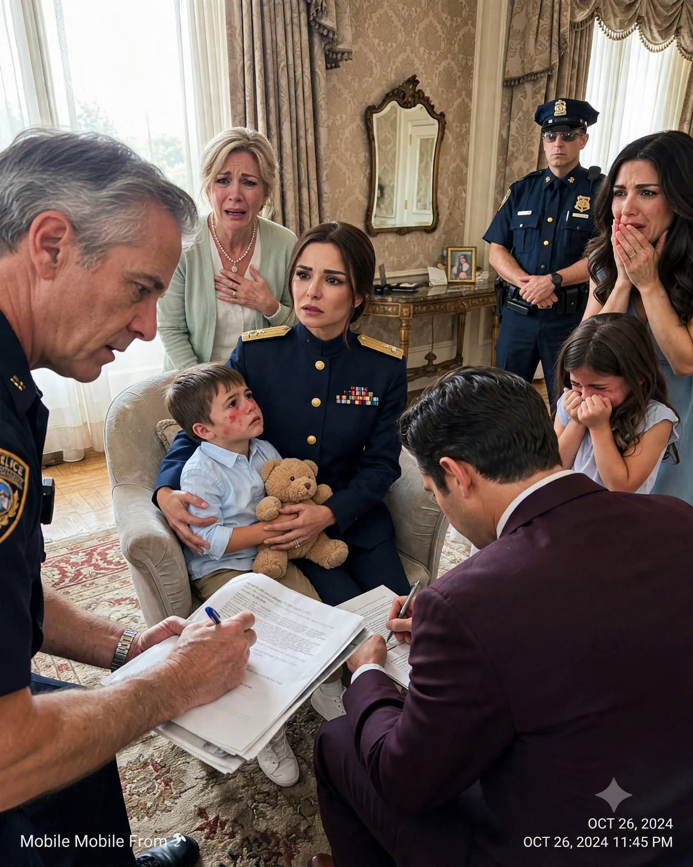 WHEN MY MOTHER STRUCK MY SIX-YEAR-OLD SON, I THOUGHT I WAS FINALLY SEEING HOW CRUEL MY FAMILY COULD BE—UNTIL I NOTICED THE RED 1967 MUSTANG IN HIS HAND AND EVERYONE’S TERRIFIED REACTION
