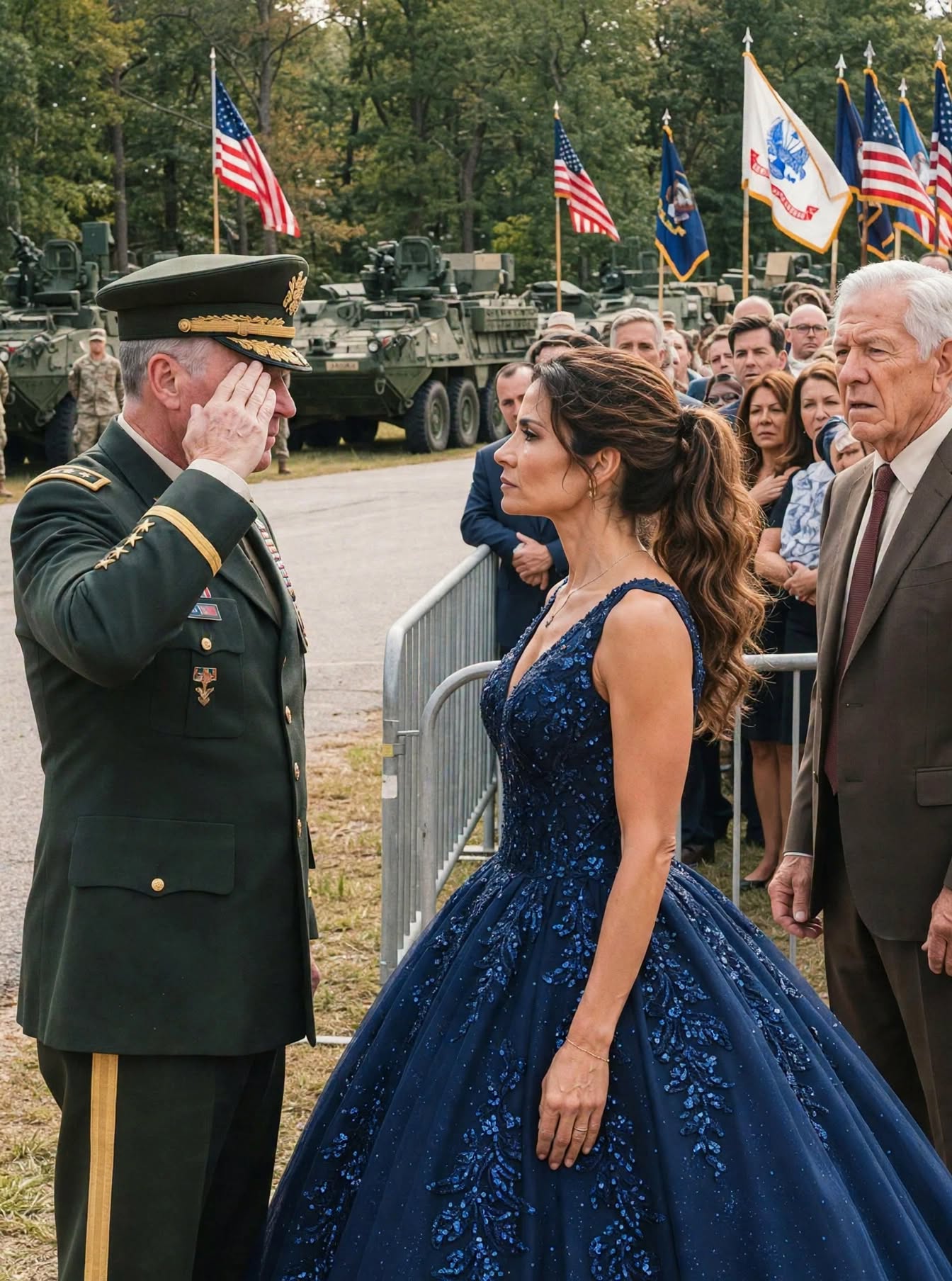 MY FAMILY ERASED MY NAME FROM 28 YEARS OF MILITARY HISTORY AND TOLD EVERYONE I WAS A DISGRACE, BUT WHEN 200 SOLDIERS ROLLED INTO TOWN, A FOUR-STAR GENERAL CROSSED THE FIELD AND SALUTED THE WOMAN THEY HAD LEFT OUTSIDE THE FENCE