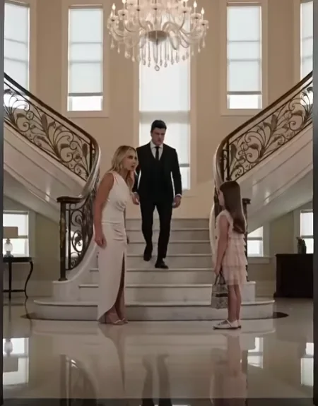 A BILLIONAIRE CAME DOWN HIS MANSION STAIRS JUST IN TIME TO STOP HIS FIANCÉE FROM THROWING OUT HIS MAID AND HER THREE-YEAR-OLD DAUGHTER—THEN HE LOOKED INTO THE LITTLE GIRL’S EYES AND REALIZED HE WAS STARING AT THE DAUGHTER HE NEVER KNEW EXISTED. WHY HAD MARISOL KEPT THE TRUTH FROM HIM FOR THREE YEARS?