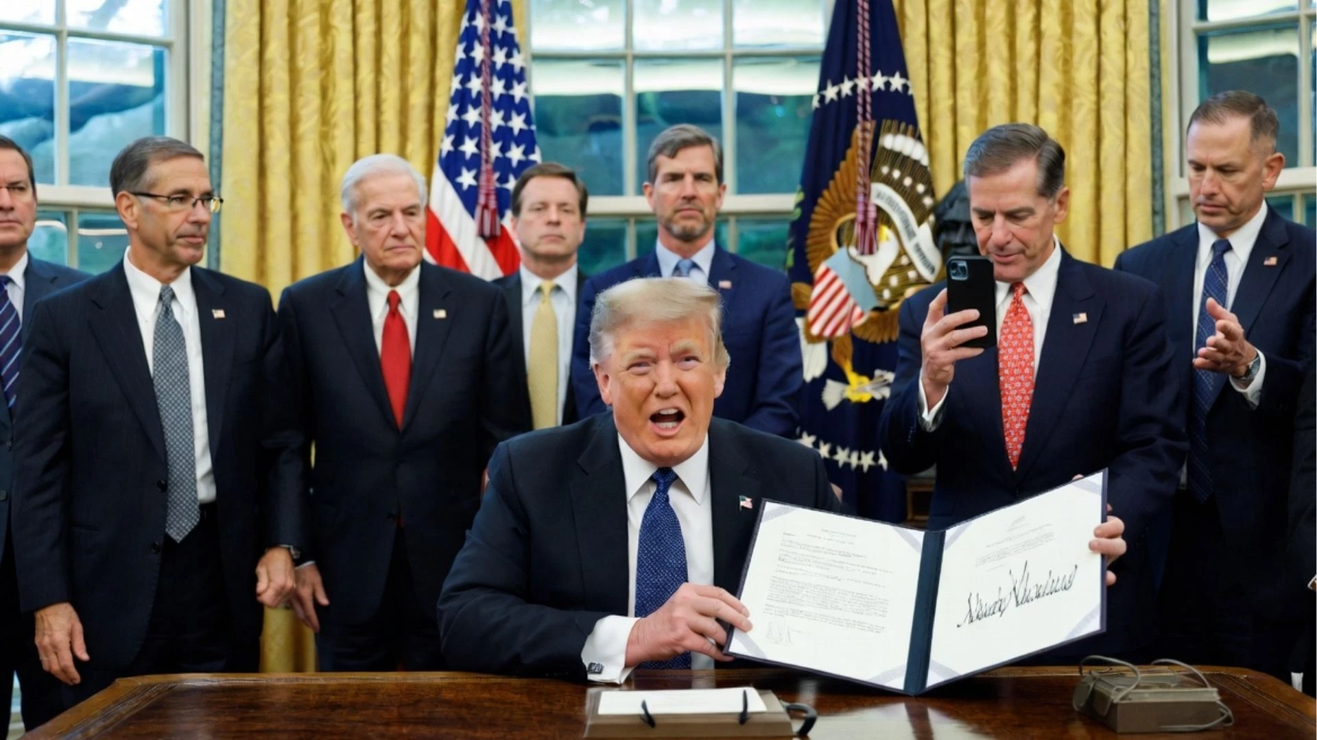 Trump Signs Executive Order to Secure America’s Elections