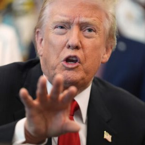 President Trump has to stop live speech as he rushed from podium after ‘medical emergency’