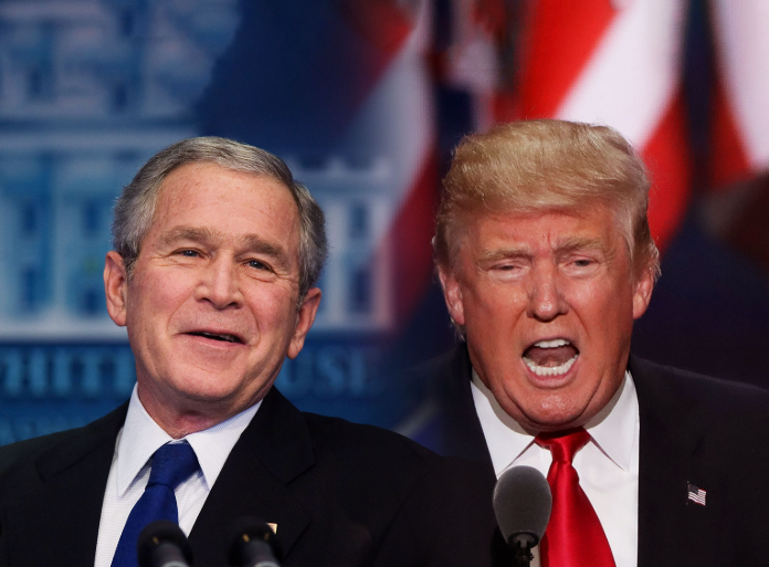 Former President George W. Bus h recent News hot