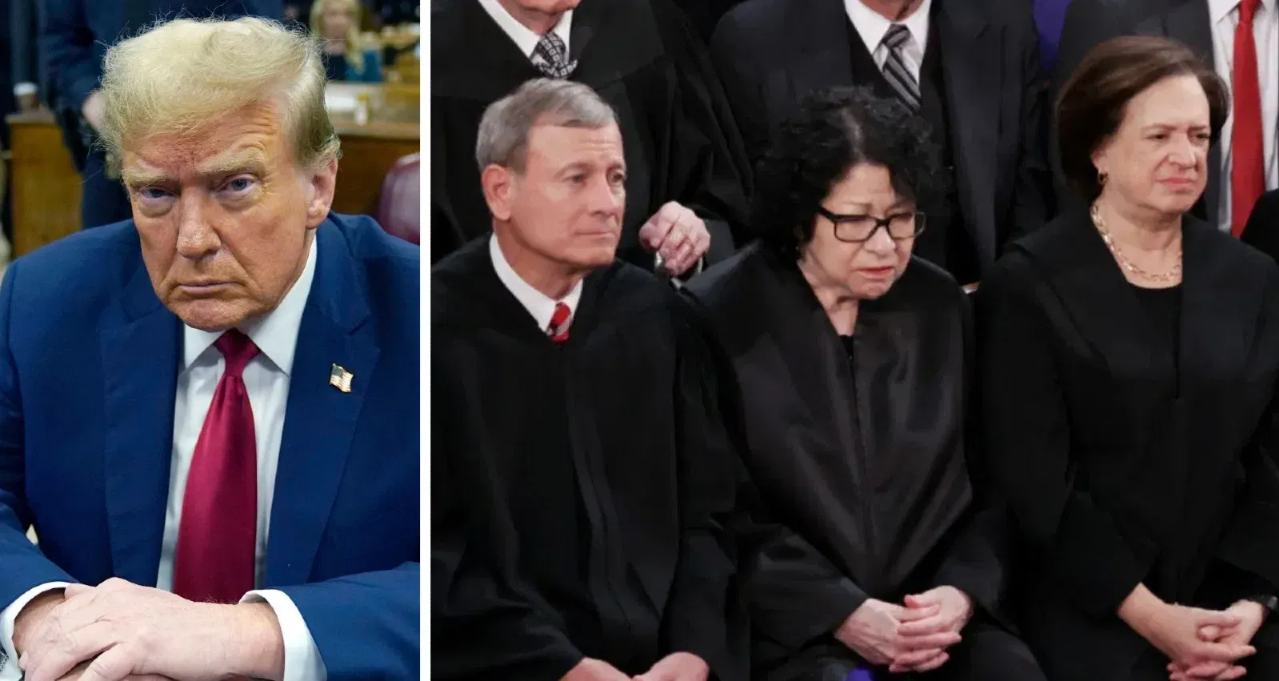 Trump Shows Up at Supreme Court Hearing Who He Brought with Him STUNS Courtroom