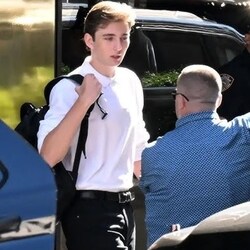 Barron Trump hospitalized after having …