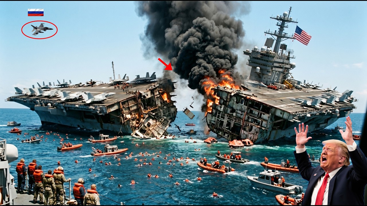 A Sudden Strike at Sea? The Viral Story Behind the Alleged Destruction of a U.S. Aircraft Carrier