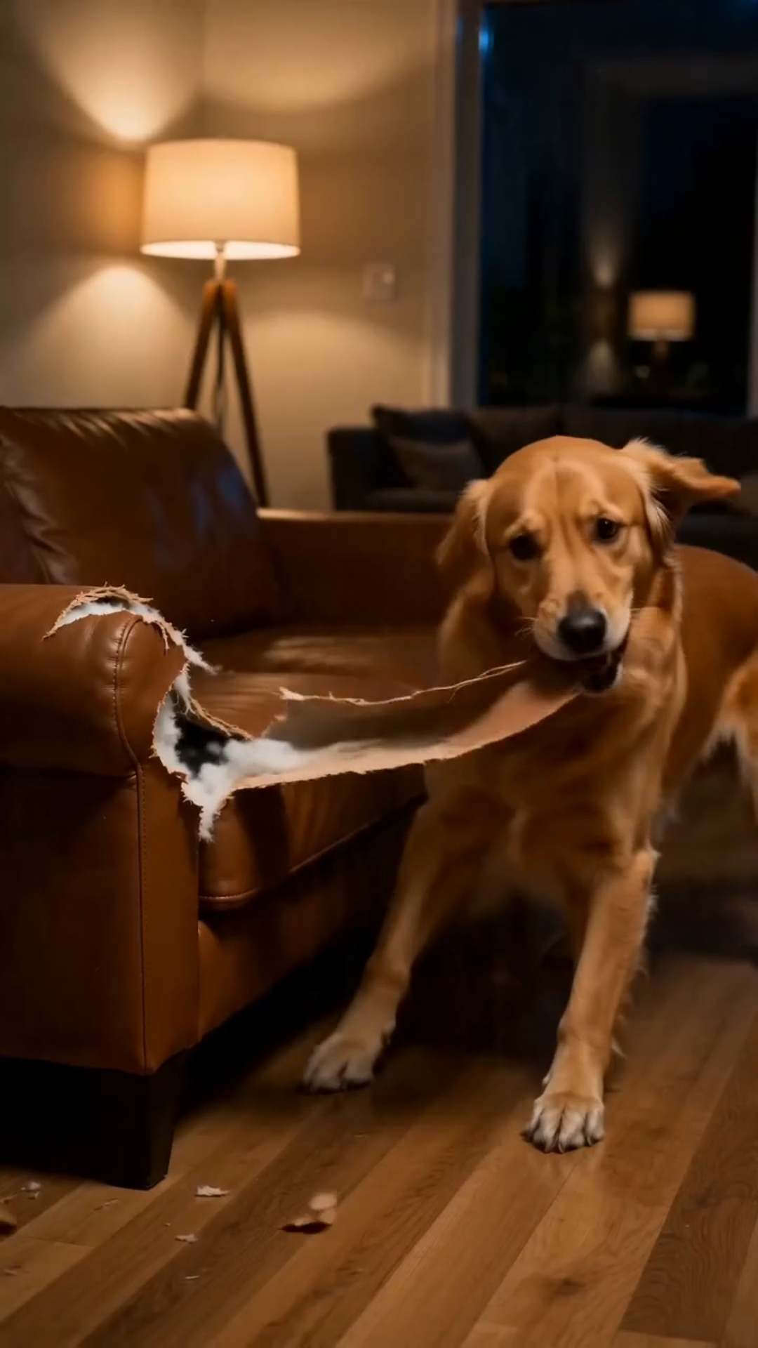 A Golden Retriever Destroyed a Brand-New Sofa, and Ryan Finally Understood What His Dog Had Been Warning Him About