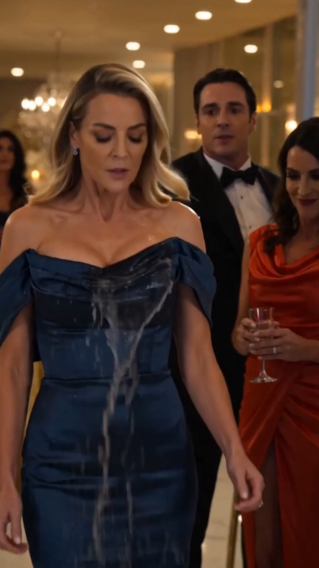 He Splashed Champagne on the Woman He Thought Was the Nanny—Then She Took the Microphone and Revealed She Owned the Entire Penthouse