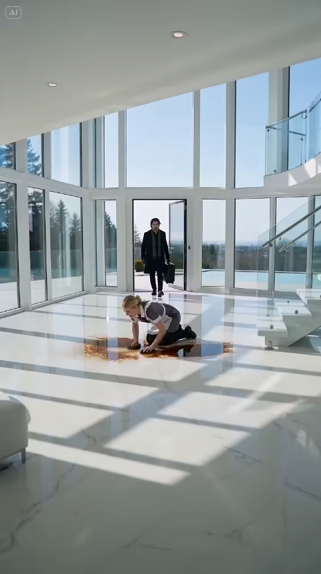 THE BILLIONAIRE FROZE WHEN THE MAID APOLOGIZED... BECAUSE HE RECOGNIZED HER VOICE