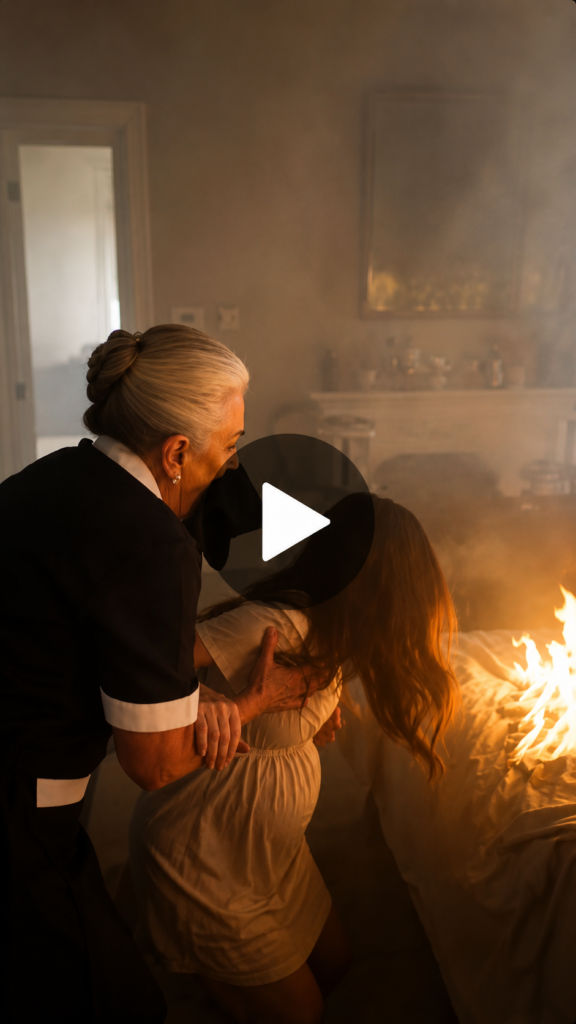 They locked a pregnant woman in a burning room, but when the maid tried to save her, her own husband closed the door again.