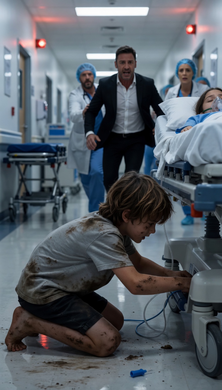 The Hospital Staff Tried To Stop The Boy… Until The Little Girl Opened Her Eyes