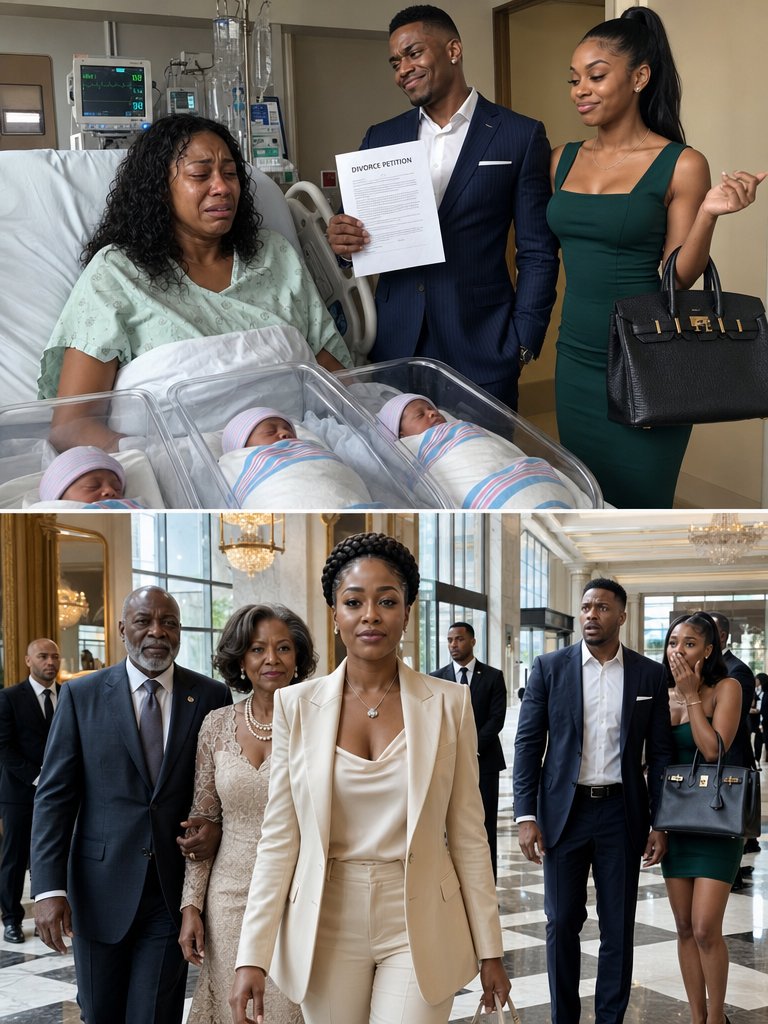 After I gave birth to our triplets, my husband brought his mistress to the hospital, a Birkin hanging from her arm, just to humiliate me. “You’re too ugly now. Sign the divorce,” he sneered.
