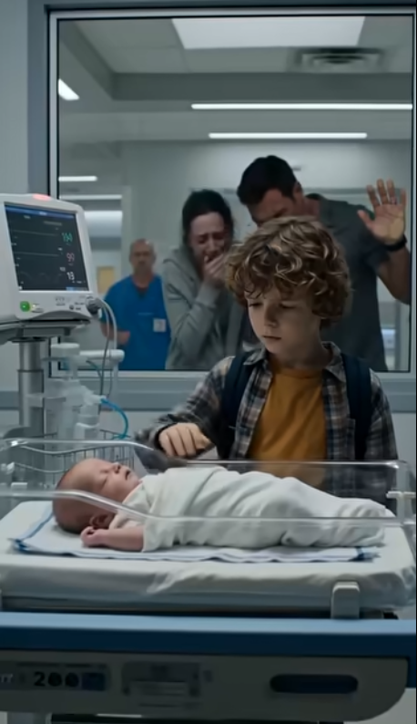THE BOY WHO SAVED THE BILLIONAIRE'S BABY SON