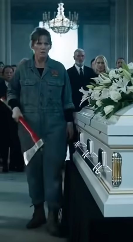 “She’s breathing! She’s still in there! Help me get it open!”- The Silence That Bled: Why An Invisible Woman With A Fire Axe Shattered A Millionaire’s Perfect Goodbye To Reveal The One Thing The Grave Was Never Meant To Hold