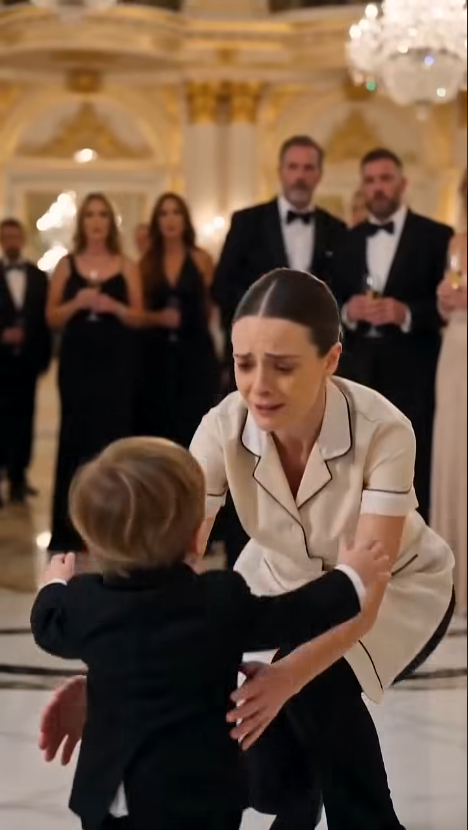 The Toddler Called the Housekeeper “Mommy” at His Father’s Mansion Party—Then One Cruel Push Exposed the Secret His Fiancée Had Buried