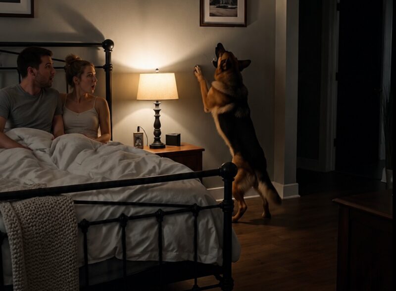 As soon as we moved into our new house, our dog started constantly staring at the same wall in the bedroom and barking loudly: for several nights in a row, she wouldn’t let us sleep, until we finally couldn’t take it anymore, called a contractor, and decided to open up that wall