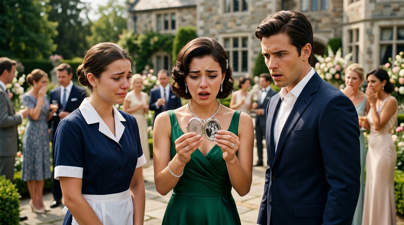 A Maid’s Locket Exposed a Family Secret at a Luxury Party
