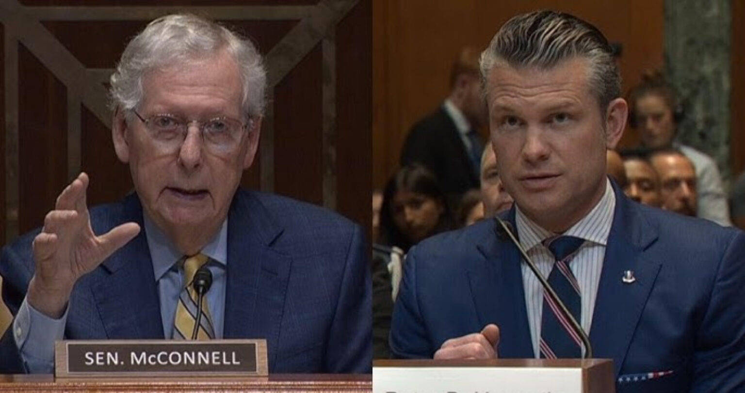 Hegseth Throws Down With McConnell in WILD Hearing